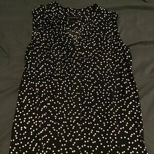 Banana Republic Polka Dot Sleeveless Blouse – XXS